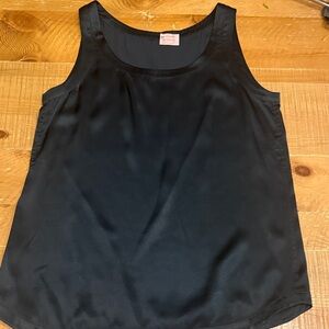 Dark hunter green Silk Scoop Neck Camisole